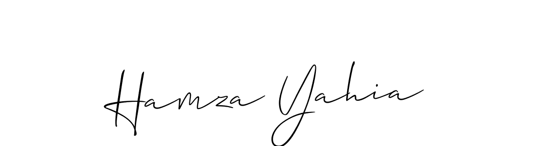 Best and Professional Signature Style for Hamza Yahia. Allison_Script Best Signature Style Collection. Hamza Yahia signature style 2 images and pictures png