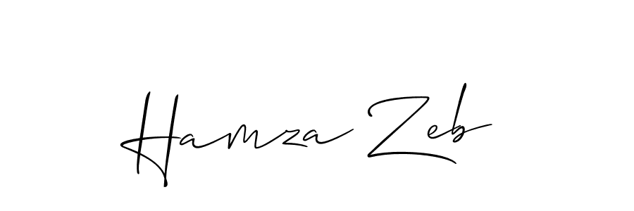 Best and Professional Signature Style for Hamza Zeb. Allison_Script Best Signature Style Collection. Hamza Zeb signature style 2 images and pictures png