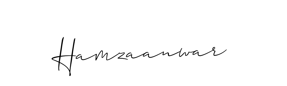 How to Draw Hamzaanwar signature style? Allison_Script is a latest design signature styles for name Hamzaanwar. Hamzaanwar signature style 2 images and pictures png