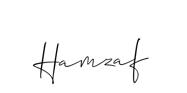 It looks lik you need a new signature style for name Hamzaf. Design unique handwritten (Allison_Script) signature with our free signature maker in just a few clicks. Hamzaf signature style 2 images and pictures png