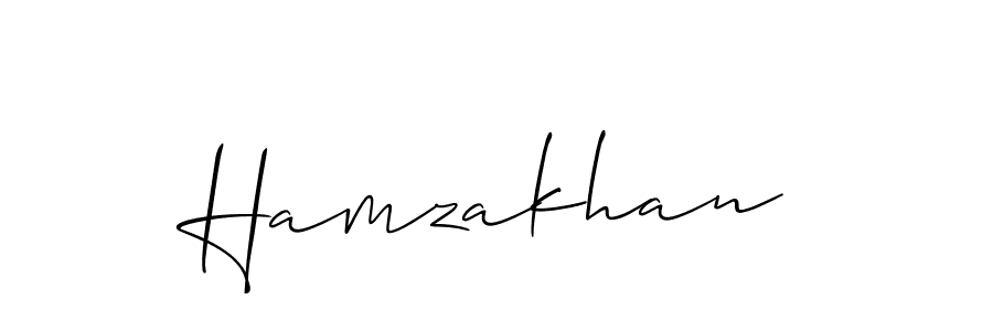 The best way (Allison_Script) to make a short signature is to pick only two or three words in your name. The name Hamzakhan include a total of six letters. For converting this name. Hamzakhan signature style 2 images and pictures png