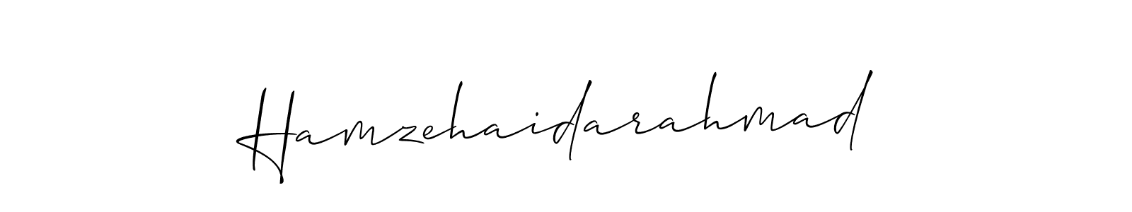 It looks lik you need a new signature style for name Hamzehaidarahmad. Design unique handwritten (Allison_Script) signature with our free signature maker in just a few clicks. Hamzehaidarahmad signature style 2 images and pictures png