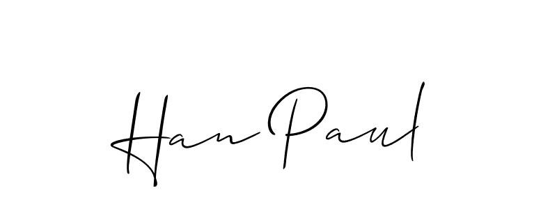 See photos of Han Paul official signature by Spectra . Check more albums & portfolios. Read reviews & check more about Allison_Script font. Han Paul signature style 2 images and pictures png