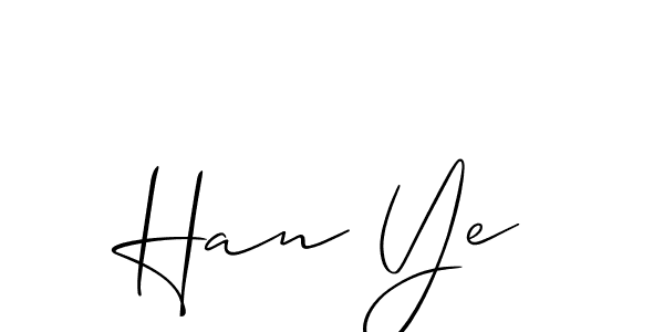 You can use this online signature creator to create a handwritten signature for the name Han Ye. This is the best online autograph maker. Han Ye signature style 2 images and pictures png