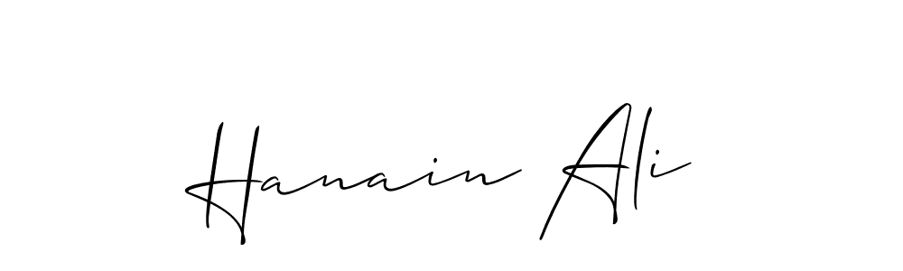 Here are the top 10 professional signature styles for the name Hanain Ali. These are the best autograph styles you can use for your name. Hanain Ali signature style 2 images and pictures png