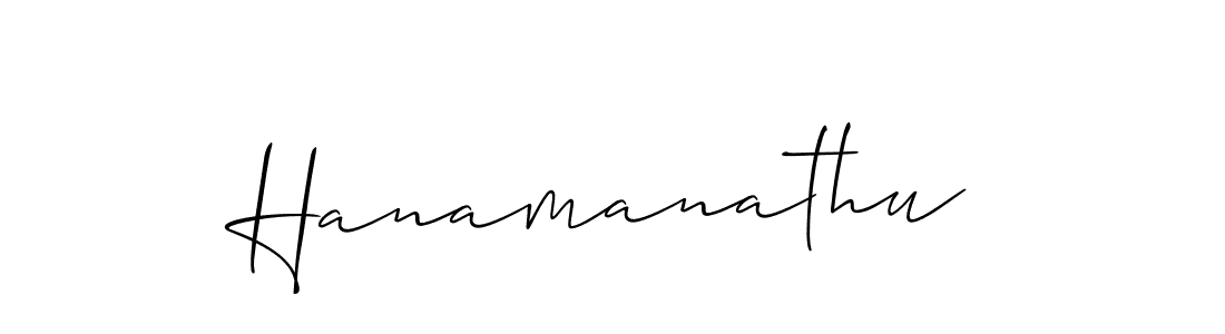 Similarly Allison_Script is the best handwritten signature design. Signature creator online .You can use it as an online autograph creator for name Hanamanathu. Hanamanathu signature style 2 images and pictures png