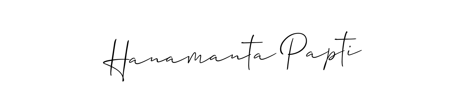 Here are the top 10 professional signature styles for the name Hanamanta Papti. These are the best autograph styles you can use for your name. Hanamanta Papti signature style 2 images and pictures png