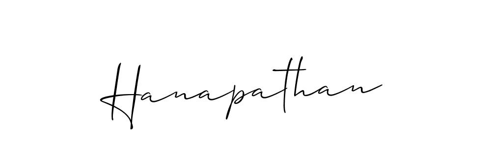 Make a short Hanapathan signature style. Manage your documents anywhere anytime using Allison_Script. Create and add eSignatures, submit forms, share and send files easily. Hanapathan signature style 2 images and pictures png