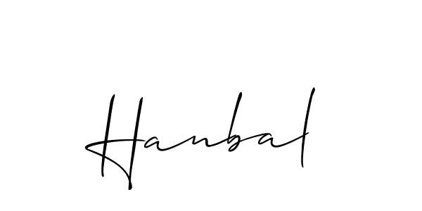 It looks lik you need a new signature style for name Hanbal. Design unique handwritten (Allison_Script) signature with our free signature maker in just a few clicks. Hanbal signature style 2 images and pictures png
