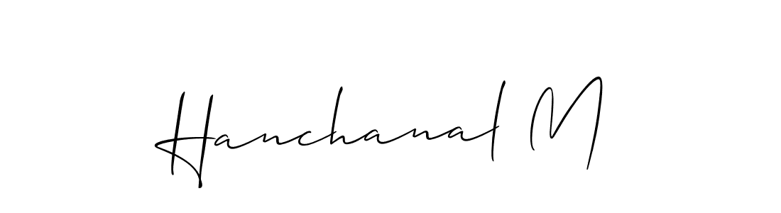 You can use this online signature creator to create a handwritten signature for the name Hanchanal M. This is the best online autograph maker. Hanchanal M signature style 2 images and pictures png