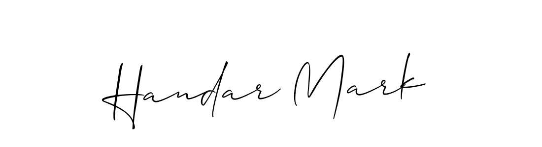 if you are searching for the best signature style for your name Handar Mark. so please give up your signature search. here we have designed multiple signature styles  using Allison_Script. Handar Mark signature style 2 images and pictures png