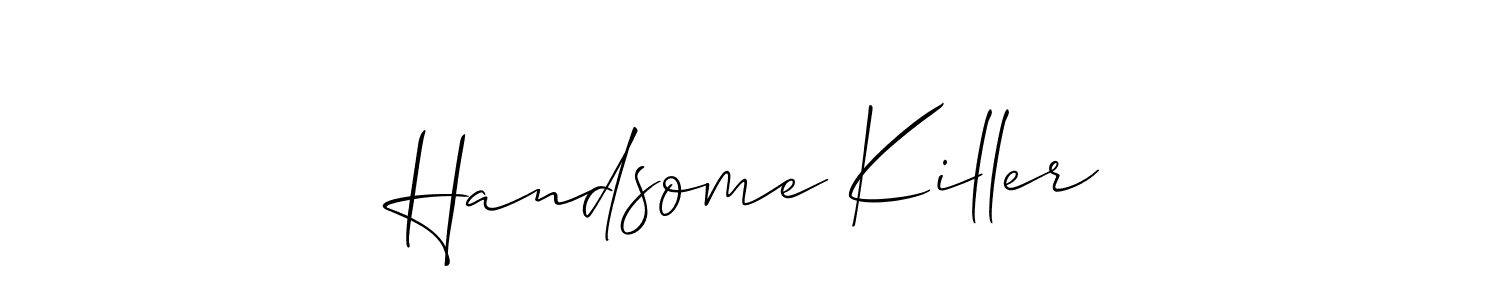 How to Draw Handsome Killer signature style? Allison_Script is a latest design signature styles for name Handsome Killer. Handsome Killer signature style 2 images and pictures png