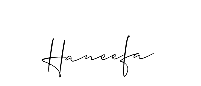 Make a beautiful signature design for name Haneefa. Use this online signature maker to create a handwritten signature for free. Haneefa signature style 2 images and pictures png