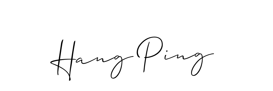 Check out images of Autograph of Hang Ping name. Actor Hang Ping Signature Style. Allison_Script is a professional sign style online. Hang Ping signature style 2 images and pictures png