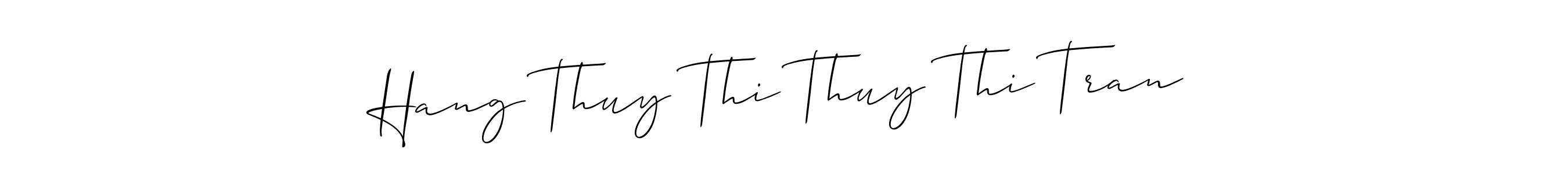 Make a beautiful signature design for name Hang Thuy Thi Thuy Thi Tran. Use this online signature maker to create a handwritten signature for free. Hang Thuy Thi Thuy Thi Tran signature style 2 images and pictures png