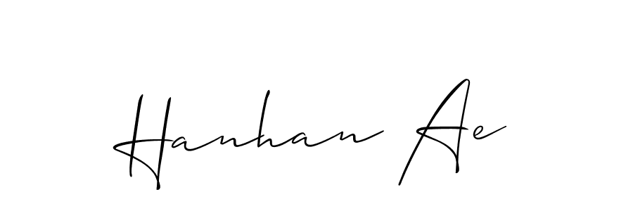 How to Draw Hanhan Ae signature style? Allison_Script is a latest design signature styles for name Hanhan Ae. Hanhan Ae signature style 2 images and pictures png