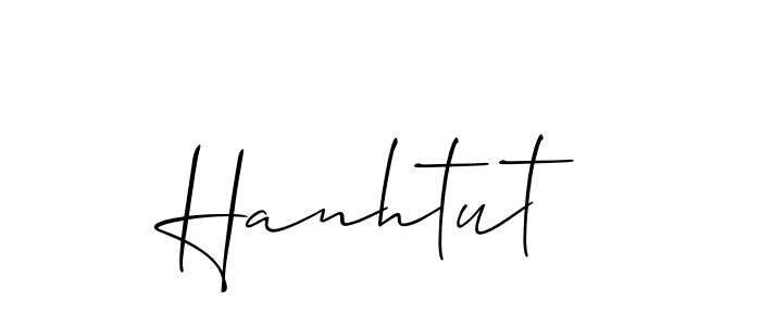 Best and Professional Signature Style for Hanhtut. Allison_Script Best Signature Style Collection. Hanhtut signature style 2 images and pictures png