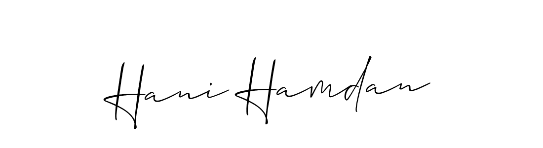 if you are searching for the best signature style for your name Hani Hamdan. so please give up your signature search. here we have designed multiple signature styles  using Allison_Script. Hani Hamdan signature style 2 images and pictures png