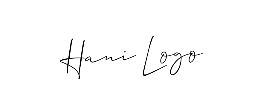 Best and Professional Signature Style for Hani Logo. Allison_Script Best Signature Style Collection. Hani Logo signature style 2 images and pictures png