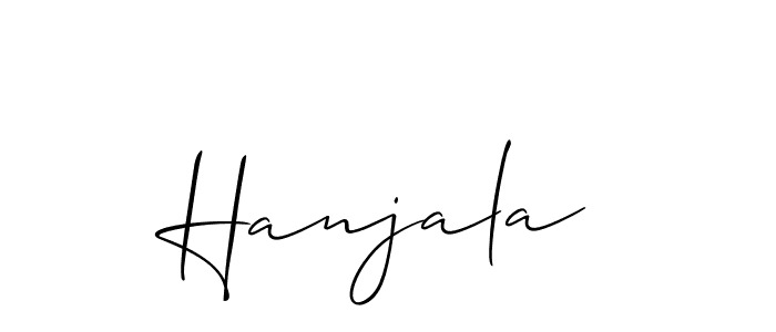 You can use this online signature creator to create a handwritten signature for the name Hanjala. This is the best online autograph maker. Hanjala signature style 2 images and pictures png