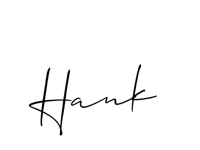 if you are searching for the best signature style for your name Hank. so please give up your signature search. here we have designed multiple signature styles  using Allison_Script. Hank signature style 2 images and pictures png