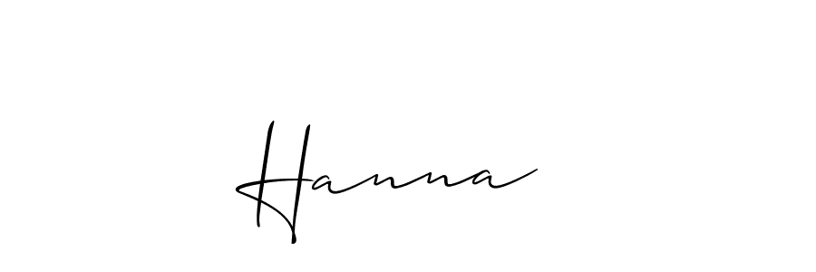 Once you've used our free online signature maker to create your best signature Allison_Script style, it's time to enjoy all of the benefits that Hanna ♡ name signing documents. Hanna ♡ signature style 2 images and pictures png