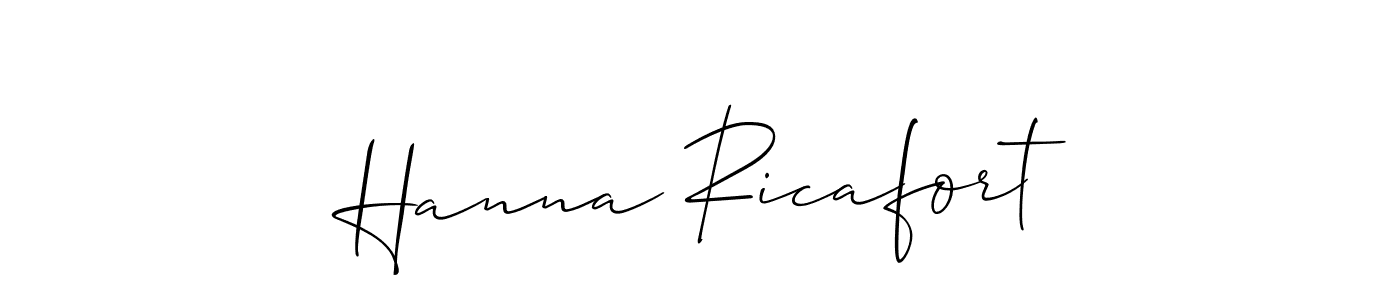Make a beautiful signature design for name Hanna Ricafort. Use this online signature maker to create a handwritten signature for free. Hanna Ricafort signature style 2 images and pictures png