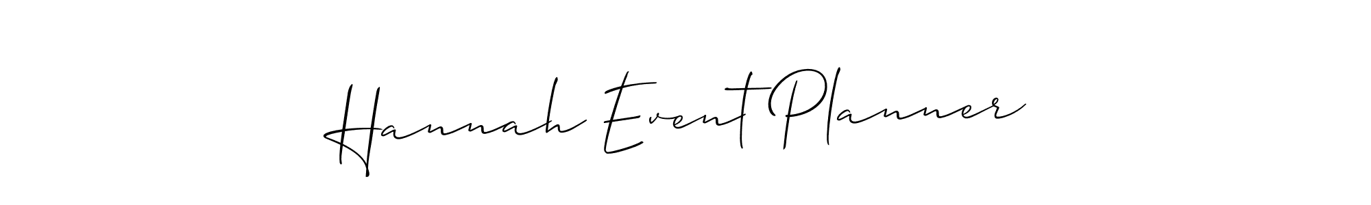 You can use this online signature creator to create a handwritten signature for the name Hannah Event Planner. This is the best online autograph maker. Hannah Event Planner signature style 2 images and pictures png