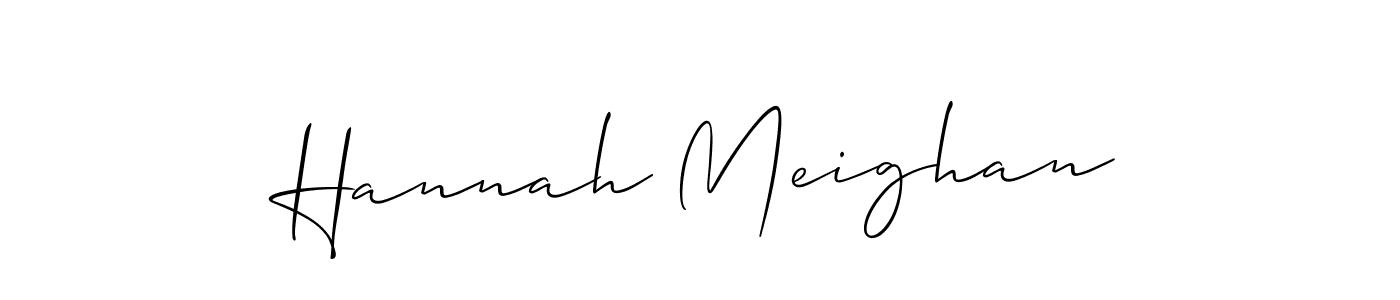 You can use this online signature creator to create a handwritten signature for the name Hannah Meighan. This is the best online autograph maker. Hannah Meighan signature style 2 images and pictures png