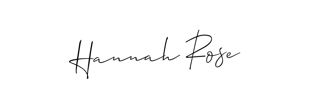 Best and Professional Signature Style for Hannah Rose. Allison_Script Best Signature Style Collection. Hannah Rose signature style 2 images and pictures png