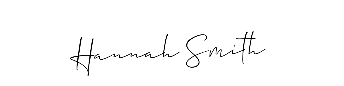 if you are searching for the best signature style for your name Hannah Smith. so please give up your signature search. here we have designed multiple signature styles  using Allison_Script. Hannah Smith signature style 2 images and pictures png