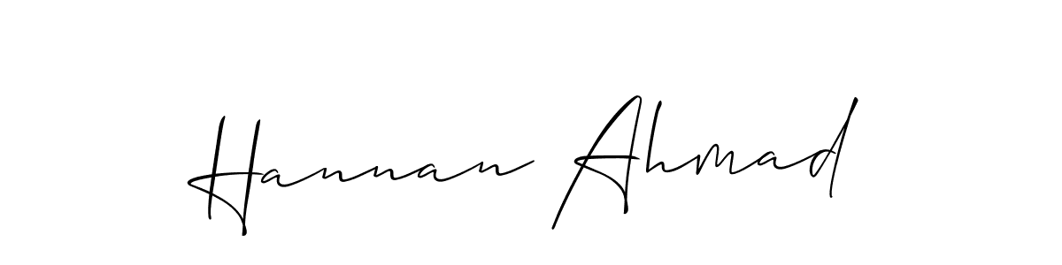 Best and Professional Signature Style for Hannan Ahmad. Allison_Script Best Signature Style Collection. Hannan Ahmad signature style 2 images and pictures png