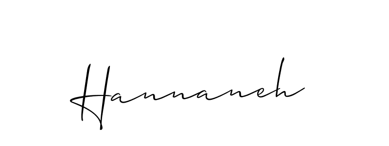 You should practise on your own different ways (Allison_Script) to write your name (Hannaneh) in signature. don't let someone else do it for you. Hannaneh signature style 2 images and pictures png