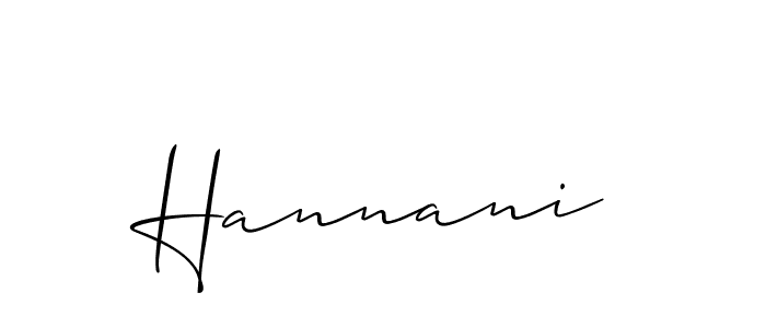 Once you've used our free online signature maker to create your best signature Allison_Script style, it's time to enjoy all of the benefits that Hannani name signing documents. Hannani signature style 2 images and pictures png