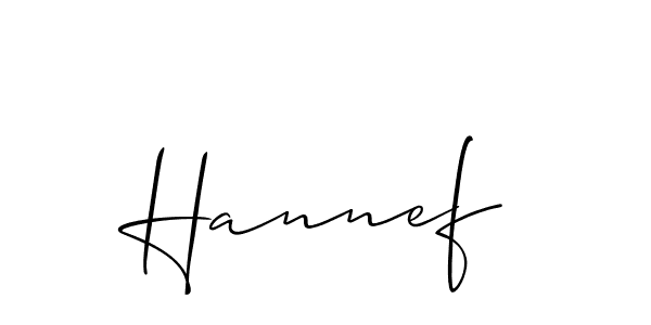 It looks lik you need a new signature style for name Hannef. Design unique handwritten (Allison_Script) signature with our free signature maker in just a few clicks. Hannef signature style 2 images and pictures png