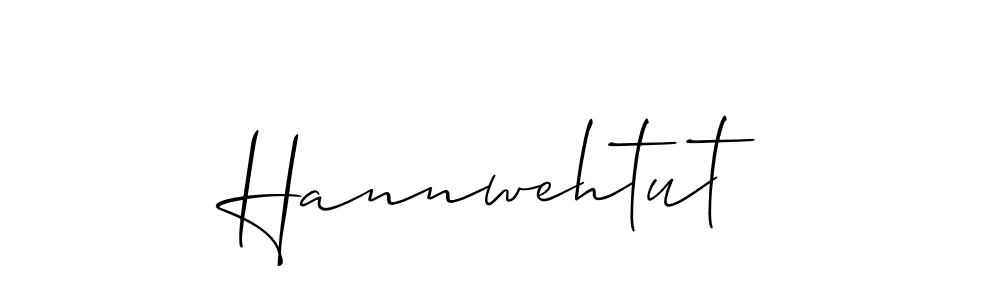 It looks lik you need a new signature style for name Hannwehtut. Design unique handwritten (Allison_Script) signature with our free signature maker in just a few clicks. Hannwehtut signature style 2 images and pictures png