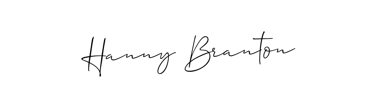 Once you've used our free online signature maker to create your best signature Allison_Script style, it's time to enjoy all of the benefits that Hanny Branton name signing documents. Hanny Branton signature style 2 images and pictures png