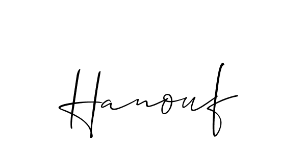 Make a beautiful signature design for name Hanouf. Use this online signature maker to create a handwritten signature for free. Hanouf signature style 2 images and pictures png