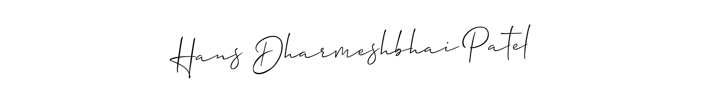 Once you've used our free online signature maker to create your best signature Allison_Script style, it's time to enjoy all of the benefits that Hans Dharmeshbhai Patel name signing documents. Hans Dharmeshbhai Patel signature style 2 images and pictures png