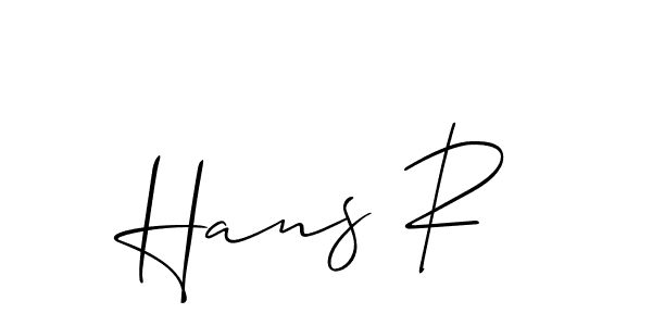 Best and Professional Signature Style for Hans R. Allison_Script Best Signature Style Collection. Hans R signature style 2 images and pictures png