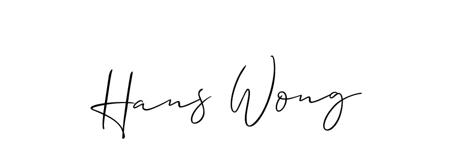 It looks lik you need a new signature style for name Hans Wong. Design unique handwritten (Allison_Script) signature with our free signature maker in just a few clicks. Hans Wong signature style 2 images and pictures png