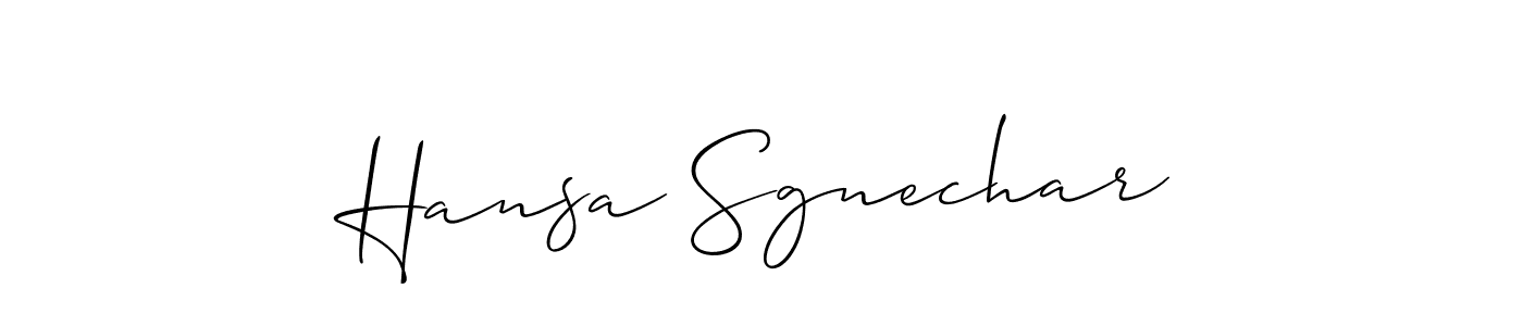 Make a short Hansa Sgnechar signature style. Manage your documents anywhere anytime using Allison_Script. Create and add eSignatures, submit forms, share and send files easily. Hansa Sgnechar signature style 2 images and pictures png