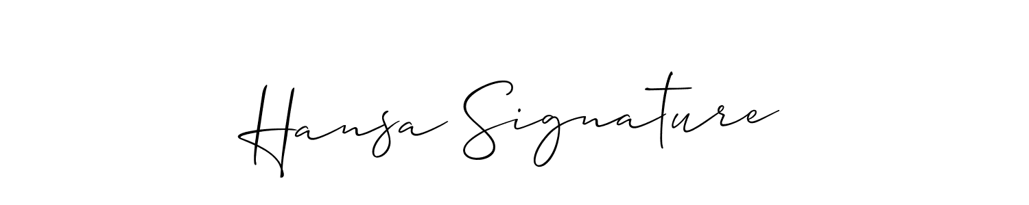 Once you've used our free online signature maker to create your best signature Allison_Script style, it's time to enjoy all of the benefits that Hansa Signature name signing documents. Hansa Signature signature style 2 images and pictures png