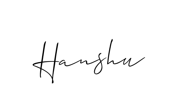 It looks lik you need a new signature style for name Hanshu. Design unique handwritten (Allison_Script) signature with our free signature maker in just a few clicks. Hanshu signature style 2 images and pictures png