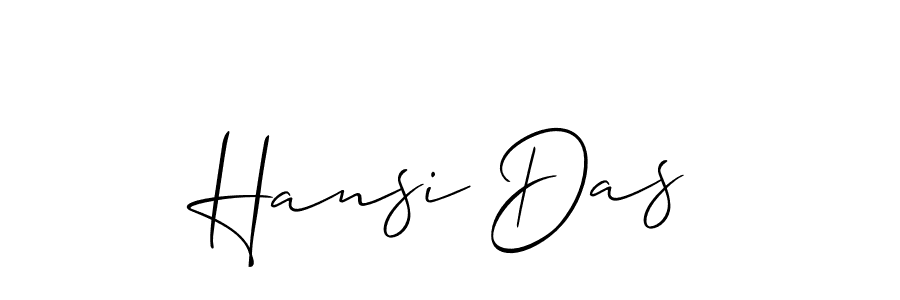 Make a short Hansi Das signature style. Manage your documents anywhere anytime using Allison_Script. Create and add eSignatures, submit forms, share and send files easily. Hansi Das signature style 2 images and pictures png