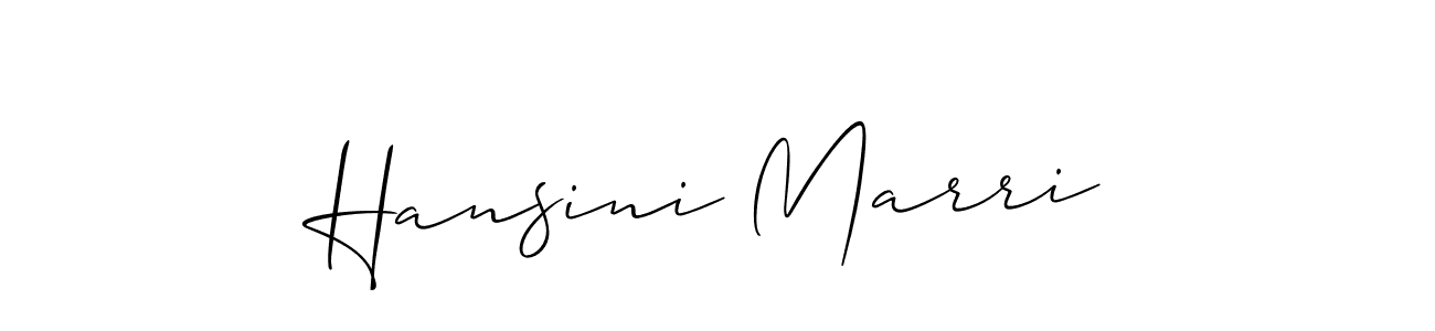 This is the best signature style for the Hansini Marri name. Also you like these signature font (Allison_Script). Mix name signature. Hansini Marri signature style 2 images and pictures png