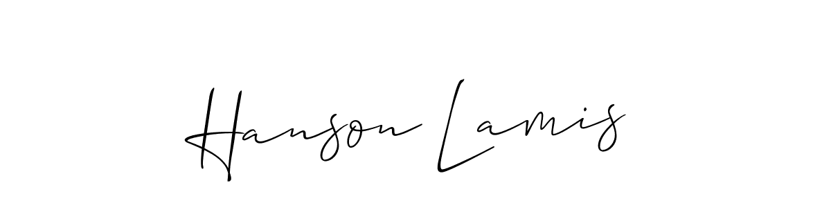 Here are the top 10 professional signature styles for the name Hanson Lamis. These are the best autograph styles you can use for your name. Hanson Lamis signature style 2 images and pictures png