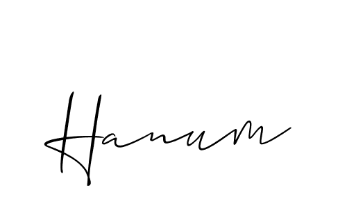 Once you've used our free online signature maker to create your best signature Allison_Script style, it's time to enjoy all of the benefits that Hanum name signing documents. Hanum signature style 2 images and pictures png