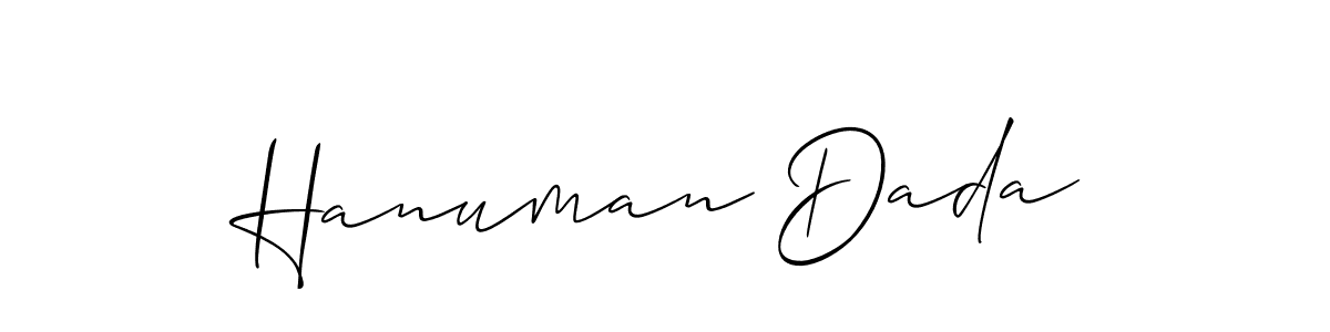 if you are searching for the best signature style for your name Hanuman Dada. so please give up your signature search. here we have designed multiple signature styles  using Allison_Script. Hanuman Dada signature style 2 images and pictures png