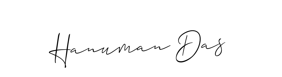 Make a beautiful signature design for name Hanuman Das. With this signature (Allison_Script) style, you can create a handwritten signature for free. Hanuman Das signature style 2 images and pictures png